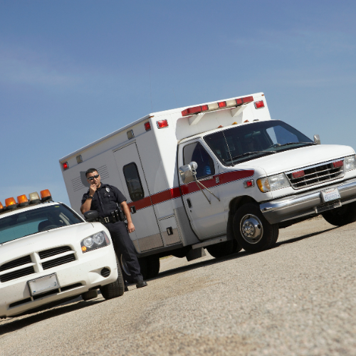 セブプログループトラベルソリューションズのSDGs・ボランティアツアー緊急車両