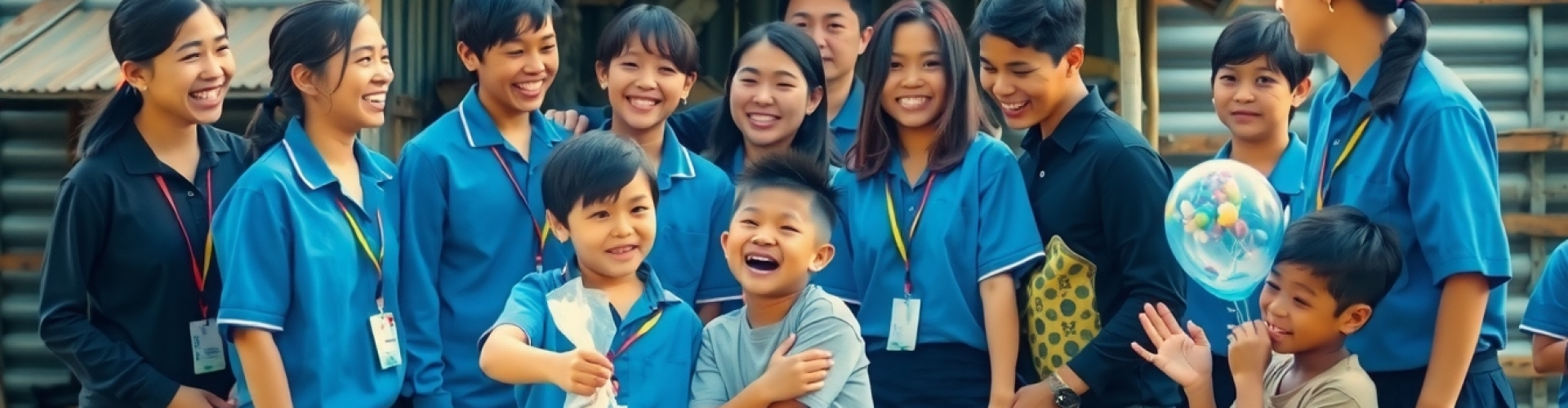 セブ島スラム街の子どもたち